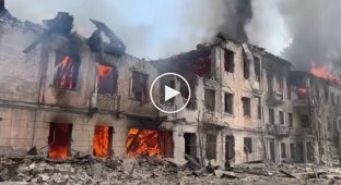 The Russian army attacked the hospital in the Dnieper