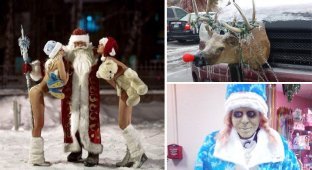 Такими Деда Мороза и Снегурочку вы еще не видели (31 фото)
