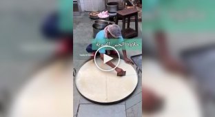 Making traditional Indian sweets