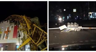 Ураган серьёзно потрепал Ставропольский край (6 фото + 3 видео)