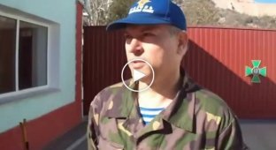 Троллинг журналистом российских военных в Севастополе (майдан)