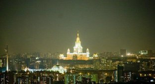 Ночная Москва (31 фотография)