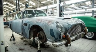 60-летний Aston Martin DB5 подорожал более чем в тысячу раз после реставрации (10 фото)