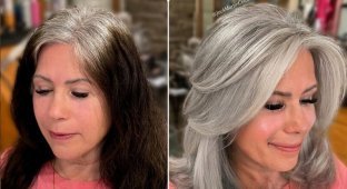 14 Amazing Transformations For Women With Gray Hair That Feel Beautiful Again (14 Photos)