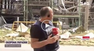 Репортеры ТСН в Бахмуте Донецкой области попали под обстрел в прямом эфире