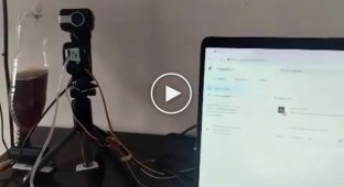 This device helps not to be distracted by shooting a stream of coffee at the owner
