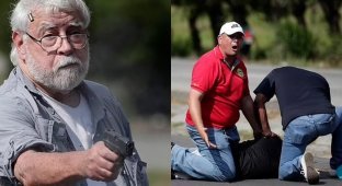 My nerves gave way: an American lawyer shot and killed two environmental activists blocking a road in Panama (4 photos + 2 videos)