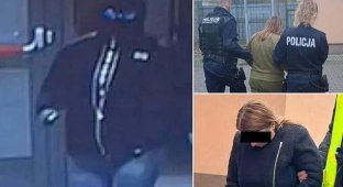 В Польше женщина на восьмом месяце беременности ограбила два банка (2 фото)