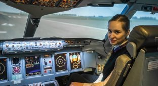 Девушка в 23 года стала пилотом Аэрофлота (6 фото)