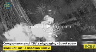 Спецподразделение СБУ «Белые волки» уничтожило 10 единиц техники орков