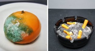 Повар создаёт десерты, внешний вид которых может оттолкнуть (21 фото)
