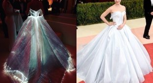 Сияющее платье превратило актрису Клэр Дэйнс в настоящую Золушку на балу Met Gala (7 фото)