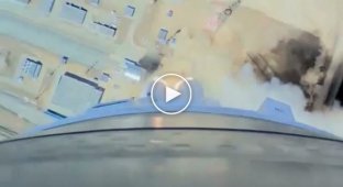 Запись запуска ракеты-носителя «Союз-21а» с внешних камер