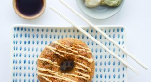 Суши в виде пончиков — забавный пищевой тренд, заставляющий взглянуть на японскую кухню по-новому (7 фото)