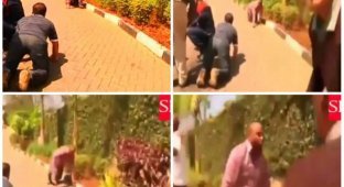 Инсценировка теракта в Кении (6 фото)