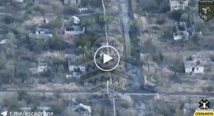 Украинский беспилотник-камикадзе FPV уничтожил российскую РСЗО ТОС-1А