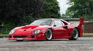 Единственную в своём роде Ferrari F40 с мотором V12 выставят на аукцион (35 фото + 1 видео)