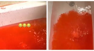 Бомбочка для ванны неприятно удивила девушку (2 фото + 1 видео)