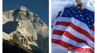 Трупы погибших альпинистов как указатели маршрута при восхождении на Эверест (13 фото + 1 видео)