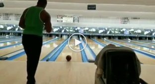 Unique bowling trick