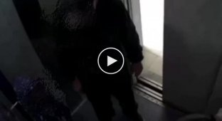 In Russia, a man hit his stepson for standing poorly in an elevator