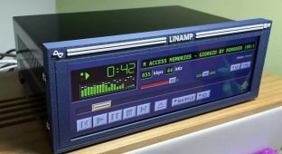 Enthusiasts have resurrected the legendary Winamp, turning it into a physical player (1 photo + 1 video)