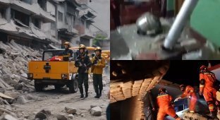 A powerful earthquake occurred in China, there were casualties (2 photos + 5 videos)
