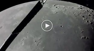 Аппарат Orion прислал фантастическое видео Луны с очень близкого расстояния