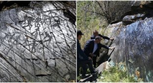 Bronze Age petroglyphs found in Kazakhstan (4 photos)