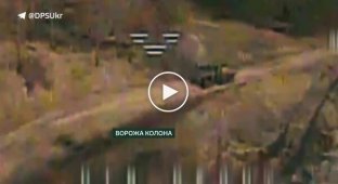 Пограничники уничтожили вражеский грузовик с боеприпасами