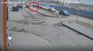 Попытка похищения человека в Санкт-Петербурге (2 фото + 1 видео)