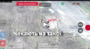 In Kursk region, a kamikaze drone destroys a bus stop where occupiers are standing