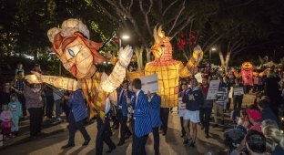 Luminous Lantern Parade в Австралии (24 фото)