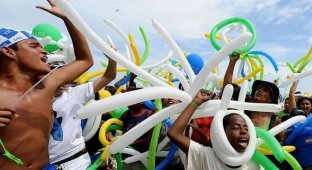 Рио-де-Жанейро празднует победу (15 фотографий)