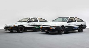 Toyota introduced electric and hydrogen restomods AE86 (13 photos + 1 video)