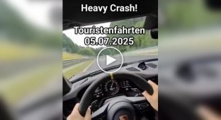Not all rides on the Nurburgring end well