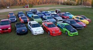 Самая большая в мире частная коллекция автомобилей из кинофраншизы «Форсаж» (3 фото + 1 видео)