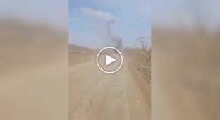 The result of an attack by a Ukrainian FPV drone. Donetsk region, Avdeevskoe direction