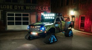 Ken Block's tracked Ford F-150 is up for sale (29 photos + 1 video)