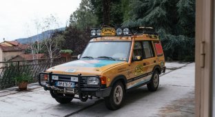Land Rover Discovery that participated in the Camel Trophy was auctioned (19 photos)