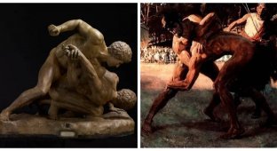 Arrichion: a champion who won after his death (4 photos)