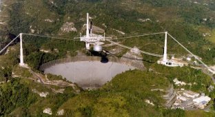 «Аресибо» — знаменитый радиотелескоп, построенный специально для поиска внеземной жизни (6 фото)