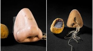 Как выглядел протез носа, который один голландец сделал себе в 18 веке (4 фото)