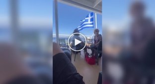 Woman threw a column of tourists overboard