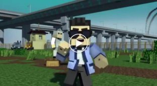 Gangnam Style - Minecraft Style (пародия)