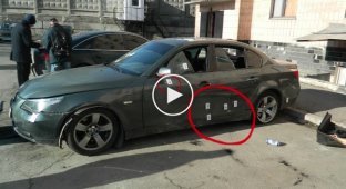 Запись с видеорегистратора работников полиции по инциденту с BMW и убитым пассажиром