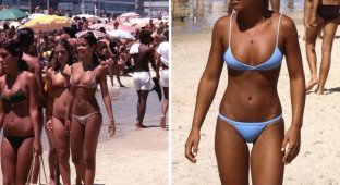Потрясающие цветные снимки повседневной жизни бразильских пляжей в конце 1970-х годов (20 фото)