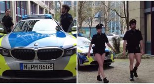 Bavarian police complained that they were left without pants (1 photo + 2 videos)