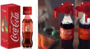 Unusual touching Coca-Cola ad in India - just open the lid next to a friend (4 photos)