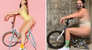 Australian woman very accurately and funnyly parodies photos of stars (12 photos)